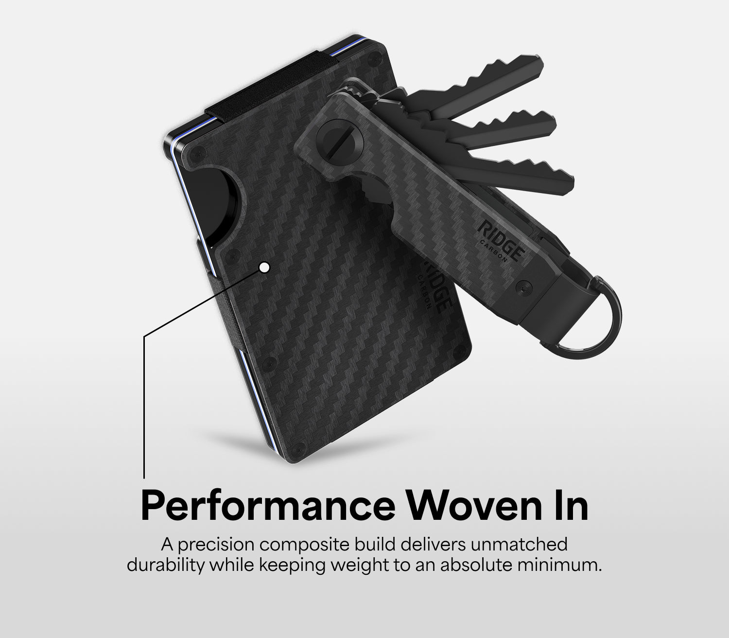 Ridge Wallet - Carbon Fiber 3k
